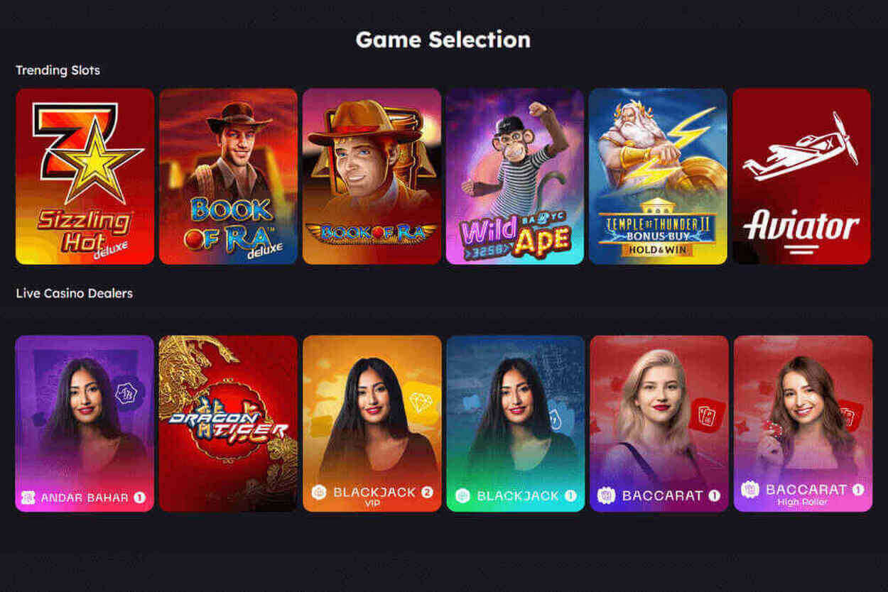 FoxyGold Casino spelutbud