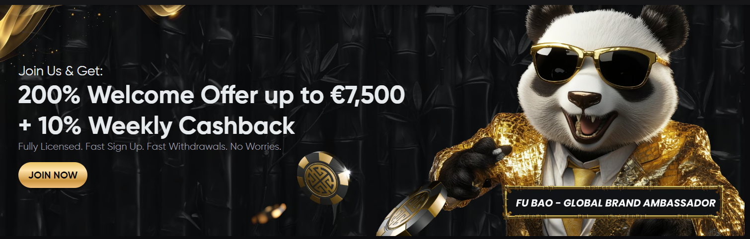 Golden Panda casino bonus